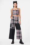 Dangerfield - Moggy Tartan Cargo Pant - grey