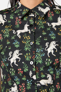 Dangerfield - Blessing Printed Blouse - black