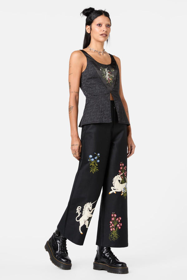 Dangerfield - Fable Brocade Cami - black