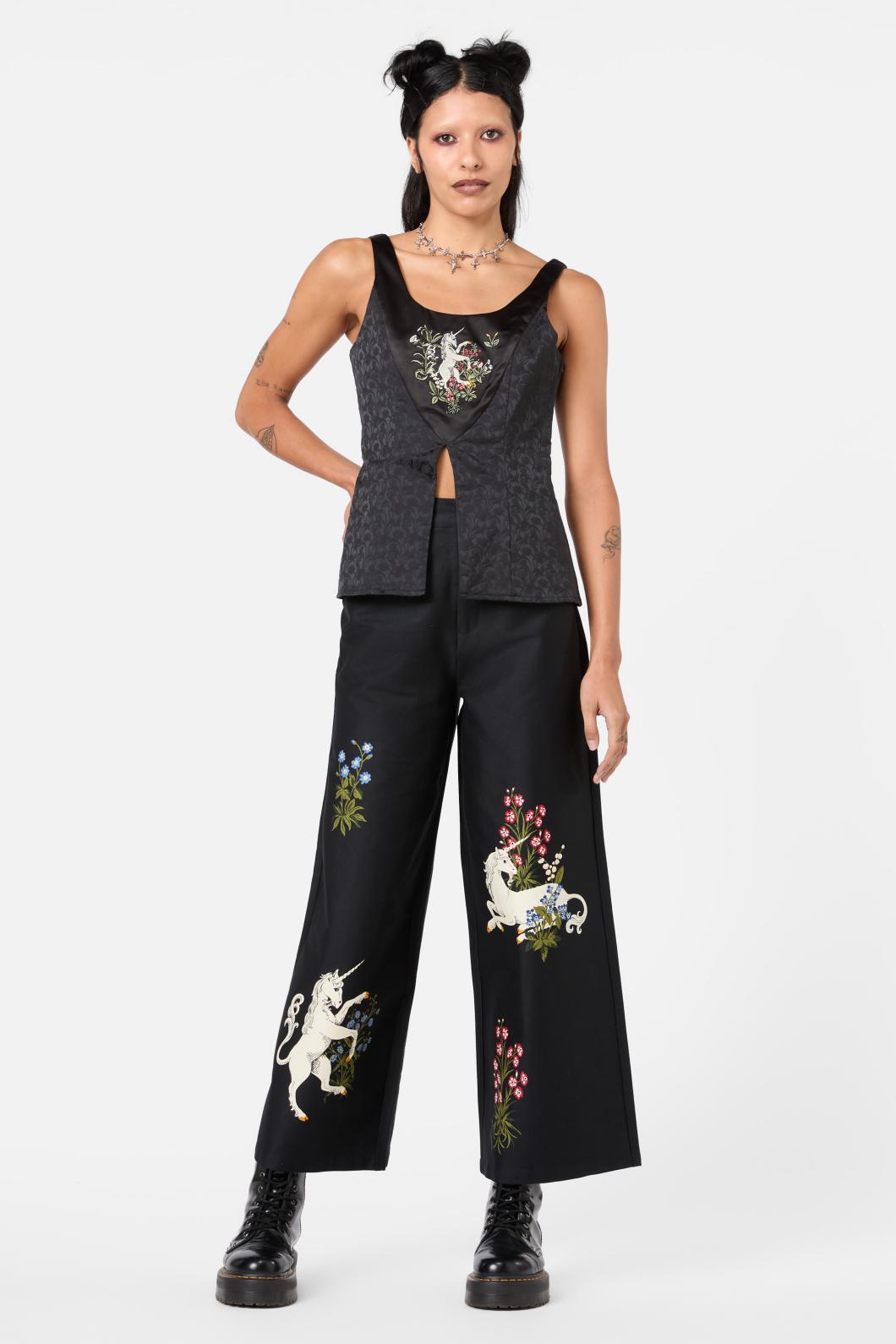 Dangerfield - Fable Brocade Cami - black