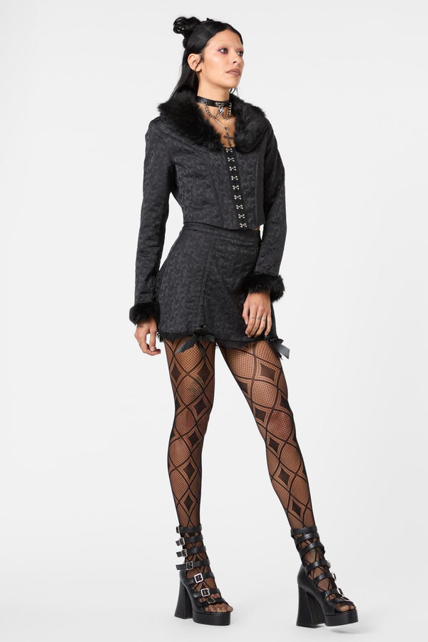 Dangerfield - Fable Brocade Jacket - black