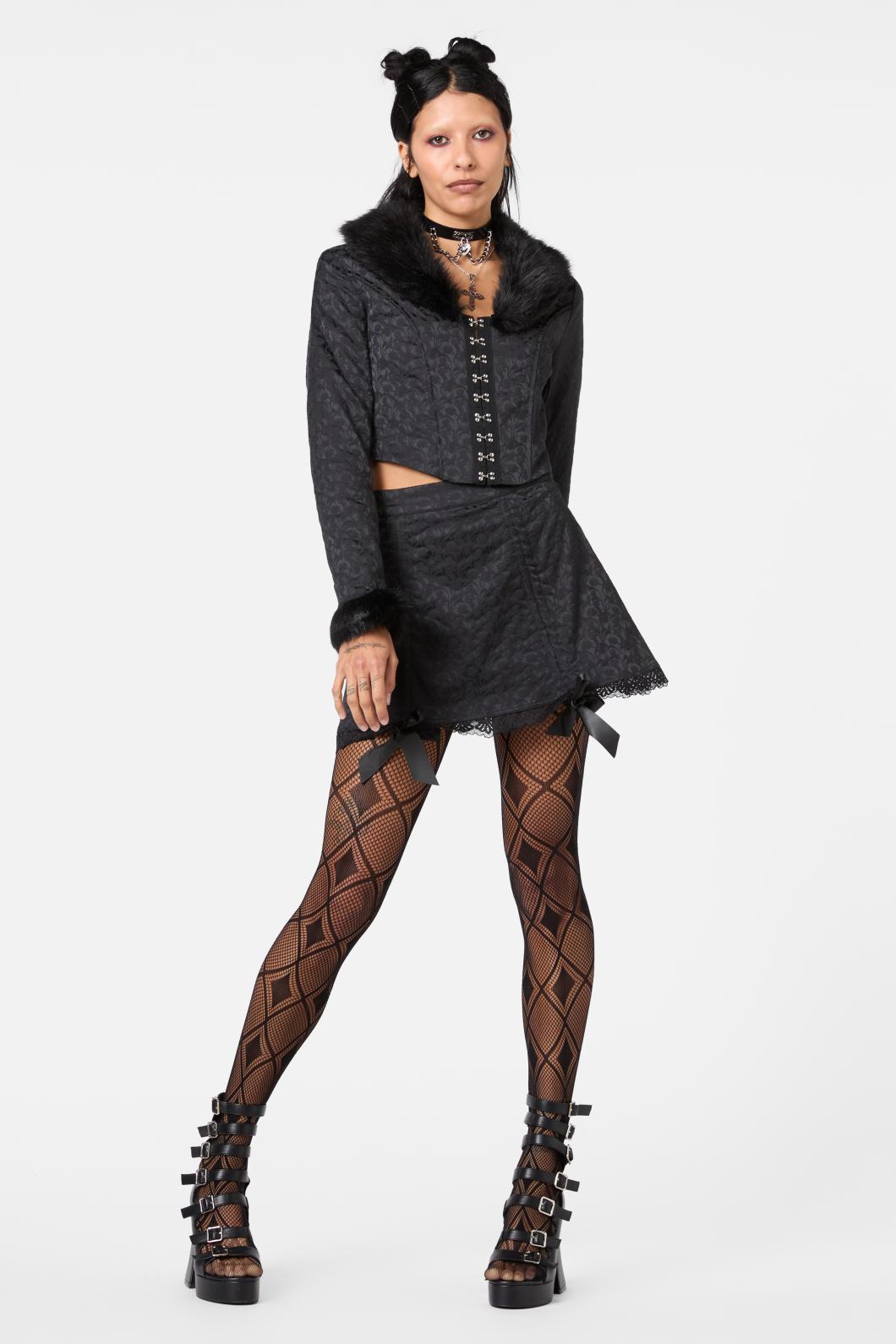 Dangerfield - Fable Brocade Jacket - black