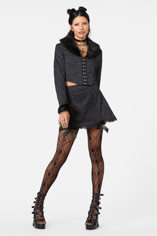 Dangerfield - Fable Brocade Jacket - black