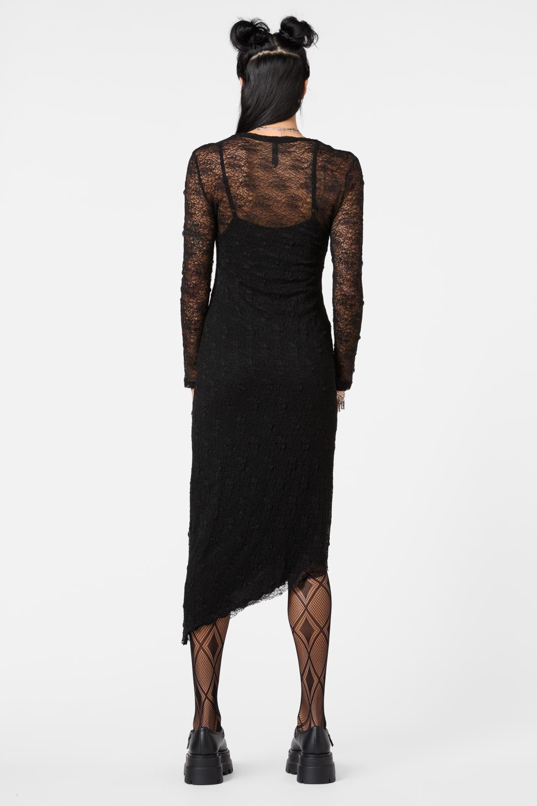Dangerfield - Myth Assymetric Dress - black
