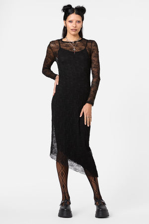 Dangerfield - Myth Assymetric Dress - black