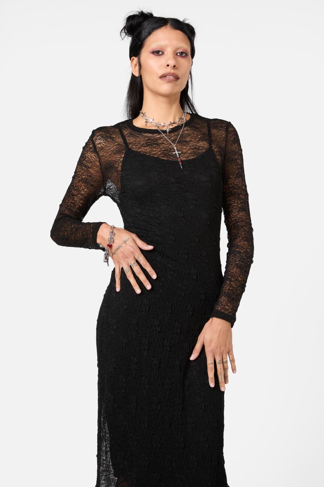 Dangerfield - Myth Assymetric Dress - black