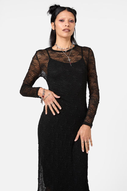 Dangerfield - Myth Assymetric Dress - black