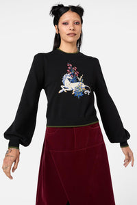 Dangerfield - Aicorn Placement Knit - black