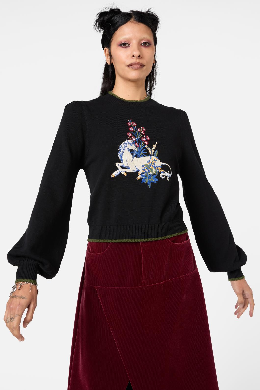 Dangerfield - Aicorn Placement Knit - black