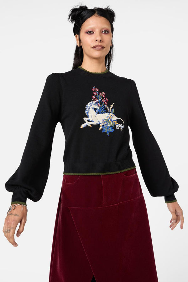 Dangerfield - Aicorn Placement Knit - black