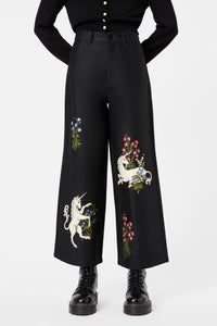 Dangerfield - Alicorn Wide Leg Pant - black