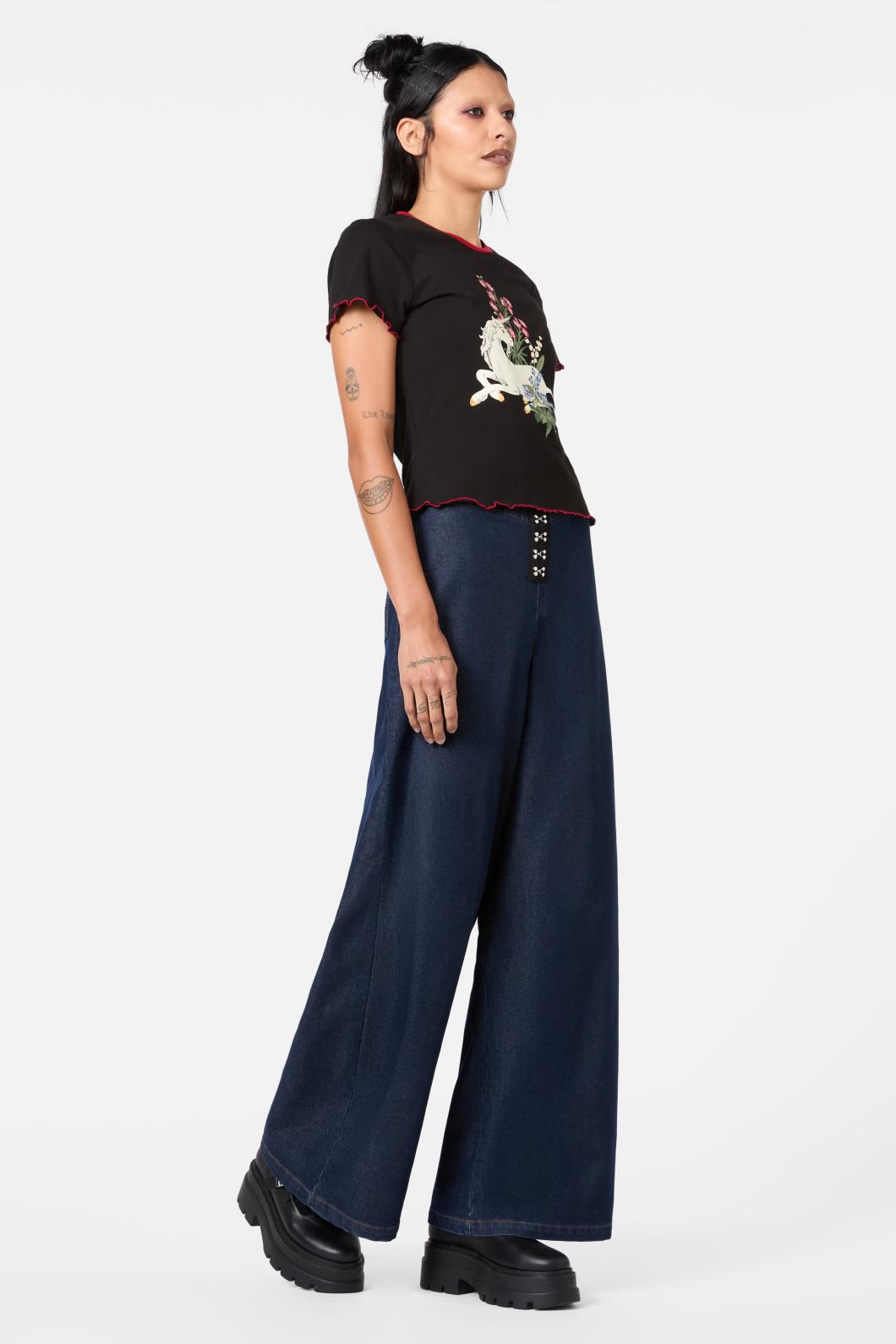 Dangerfield - Alicorn Babylock Tee - black