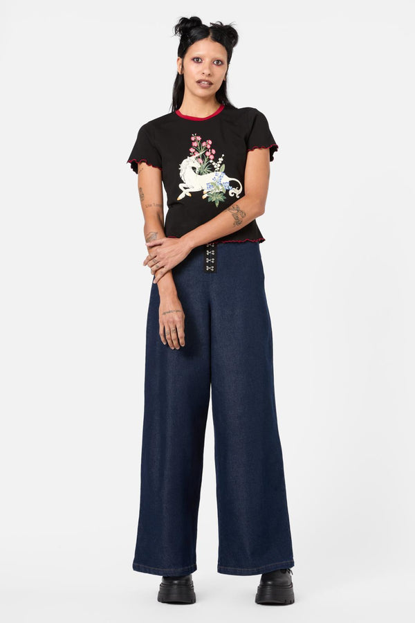 Dangerfield - Alicorn Babylock Tee - black