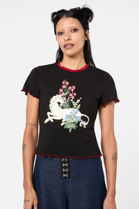 Dangerfield - Alicorn Babylock Tee - black
