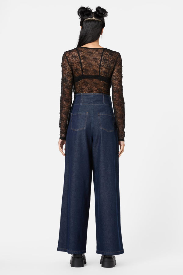 Dangerfield - Fable Denim Corset Pant - indigo