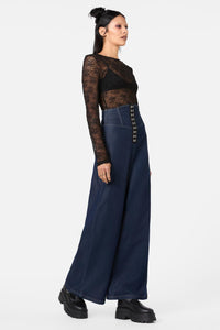 Dangerfield - Fable Denim Corset Pant - indigo