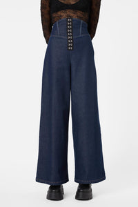 Dangerfield - Fable Denim Corset Pant - indigo