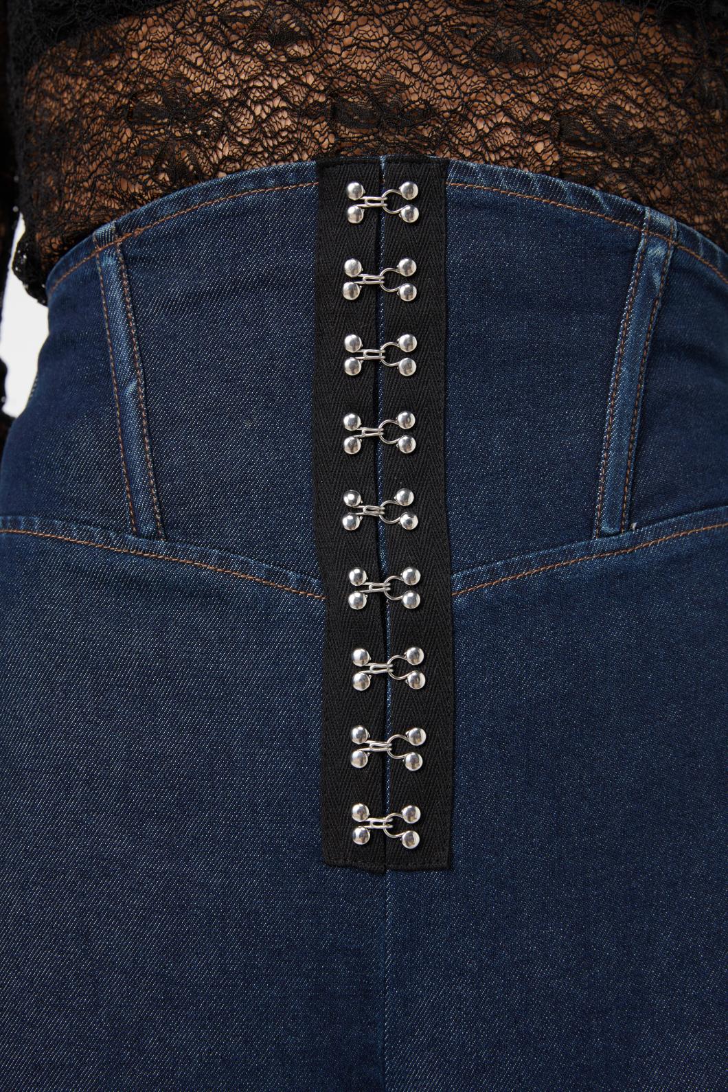 Dangerfield - Fable Denim Corset Pant - indigo