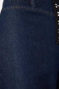 Dangerfield - Fable Denim Corset Pant - indigo