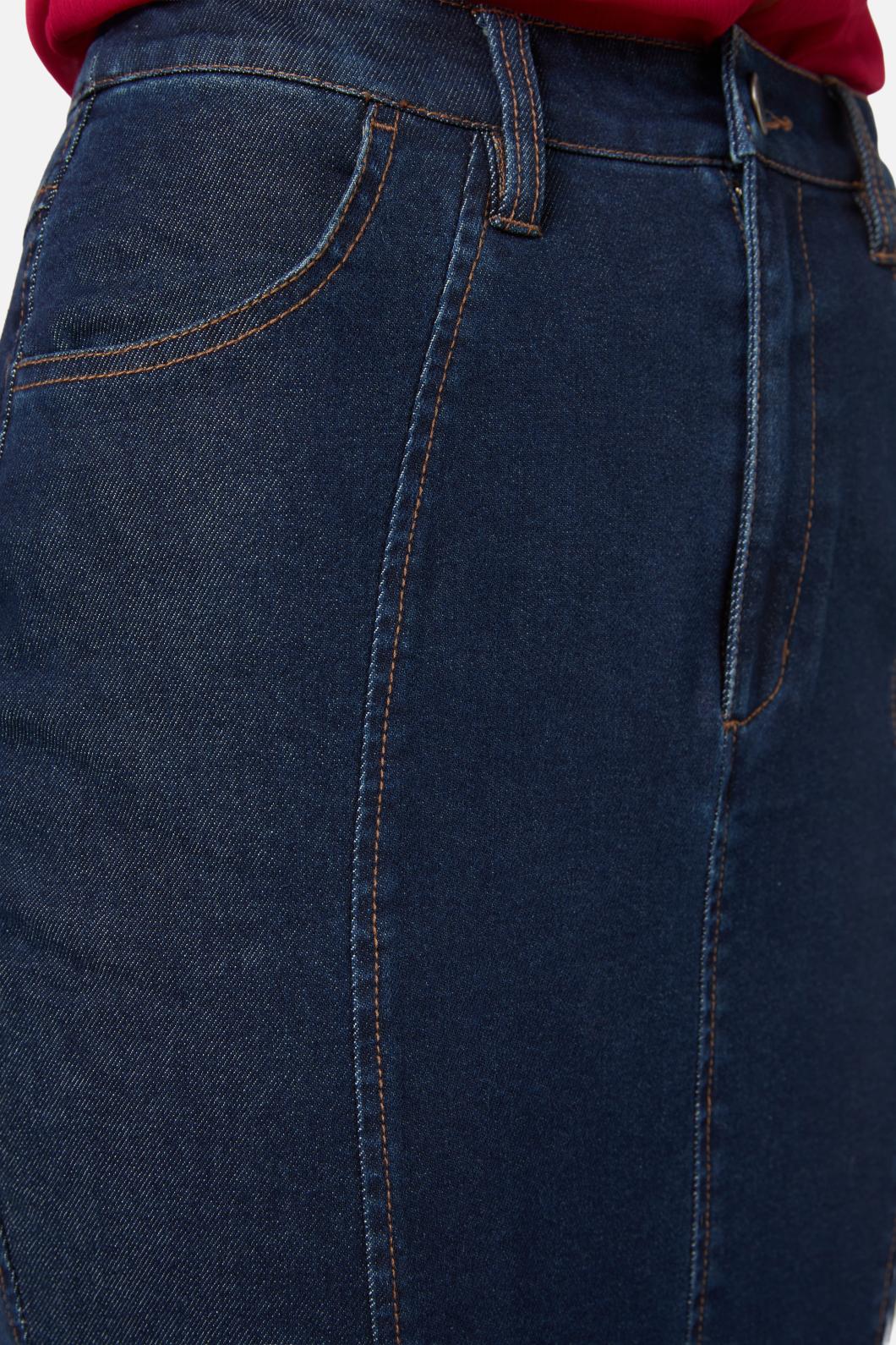 Dangerfield - Fable Denim Midi Skirt - indigo