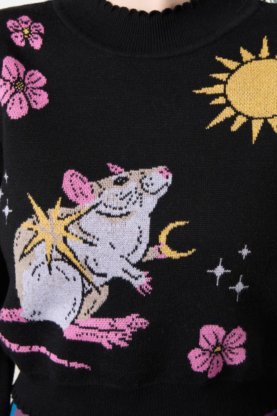 Dangerfield - Collectors Guilde Mouse Knit - black