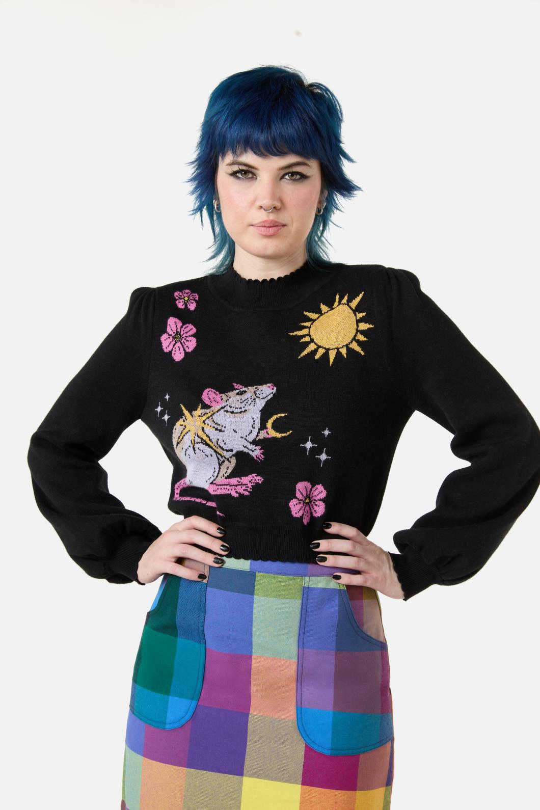 Dangerfield - Collectors Guilde Mouse Knit - black