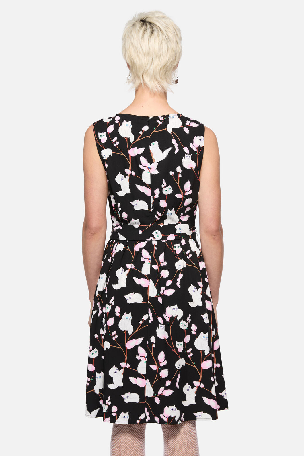 Dangerfield - Pussy Willow Midi Dress - black
