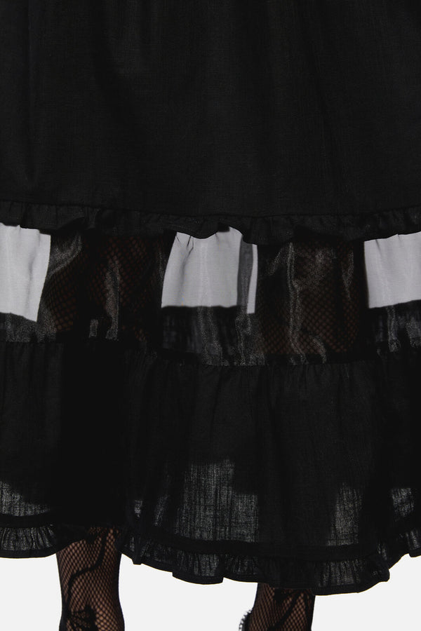 Dangerfield - Blooming Midi Skirt - black