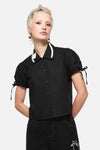 Dangerfield - Catkins Collar Blouse - black