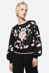 Dangerfield - Pussy Willow Border Knit - black