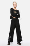 Dangerfield - Catkins Emb Pants - black
