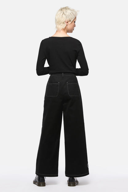 Dangerfield - Catkins Emb Pants - black