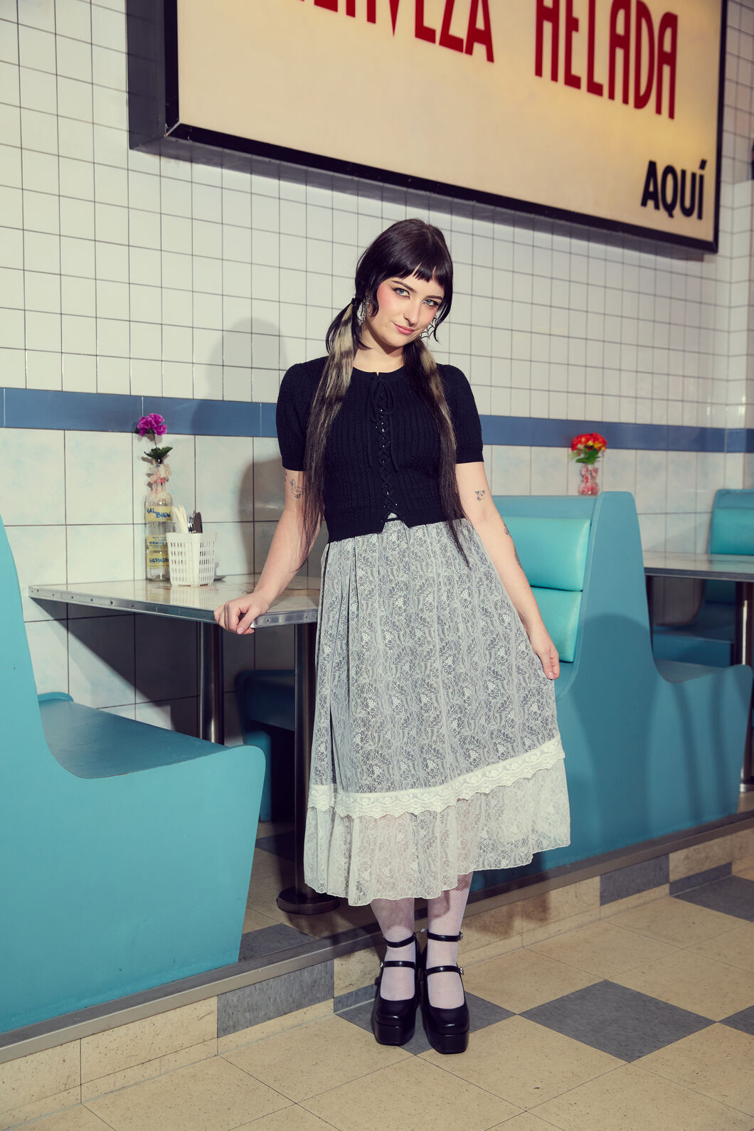 Dangerfield - Forgotten City Lace Dress - black