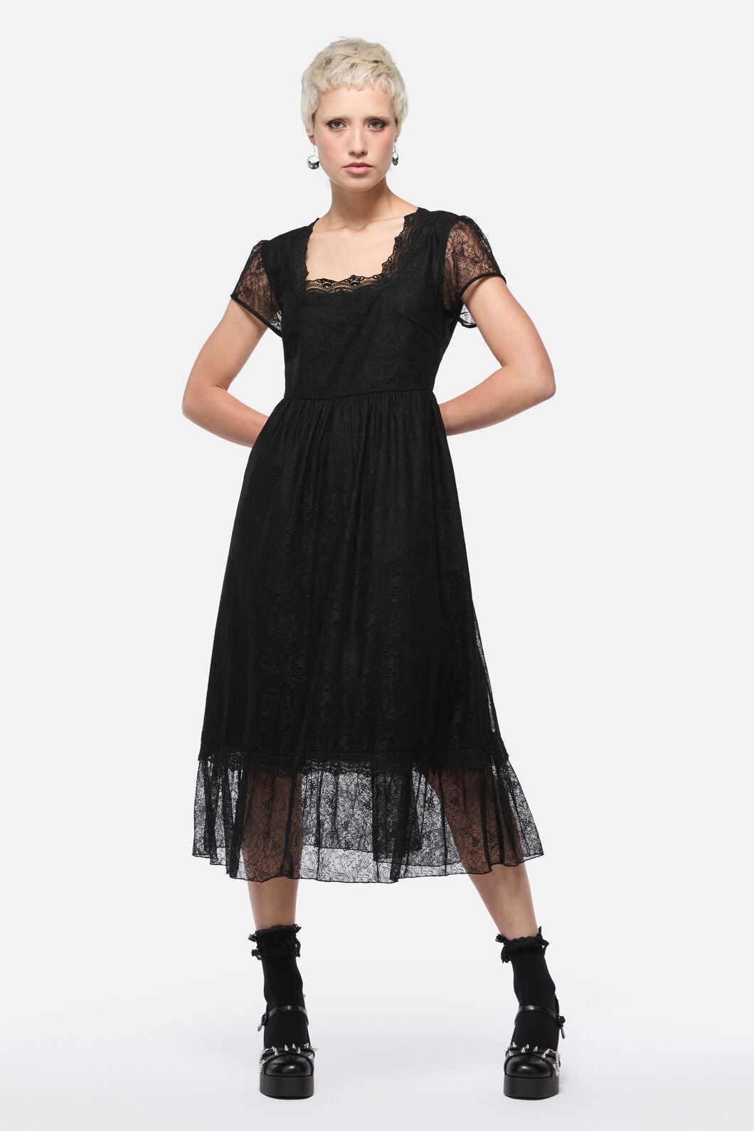 Dangerfield - Forgotten City Lace Dress - black
