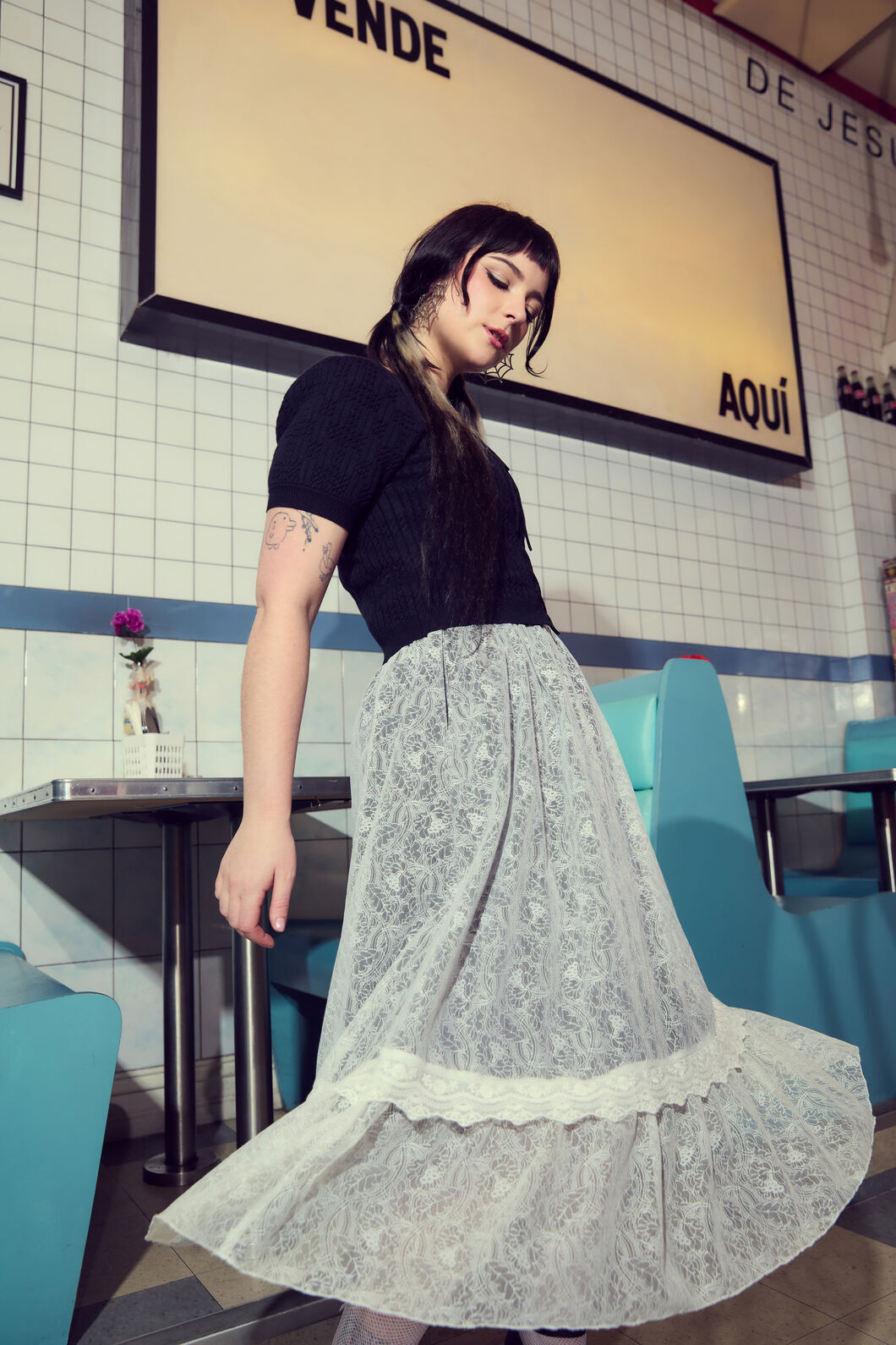 Dangerfield - Forgotten City Lace Dress - black