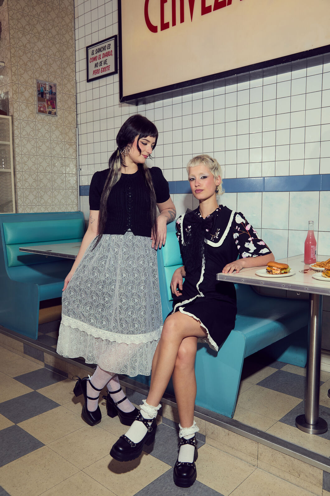 Dangerfield - Forgotten City Lace Dress - black