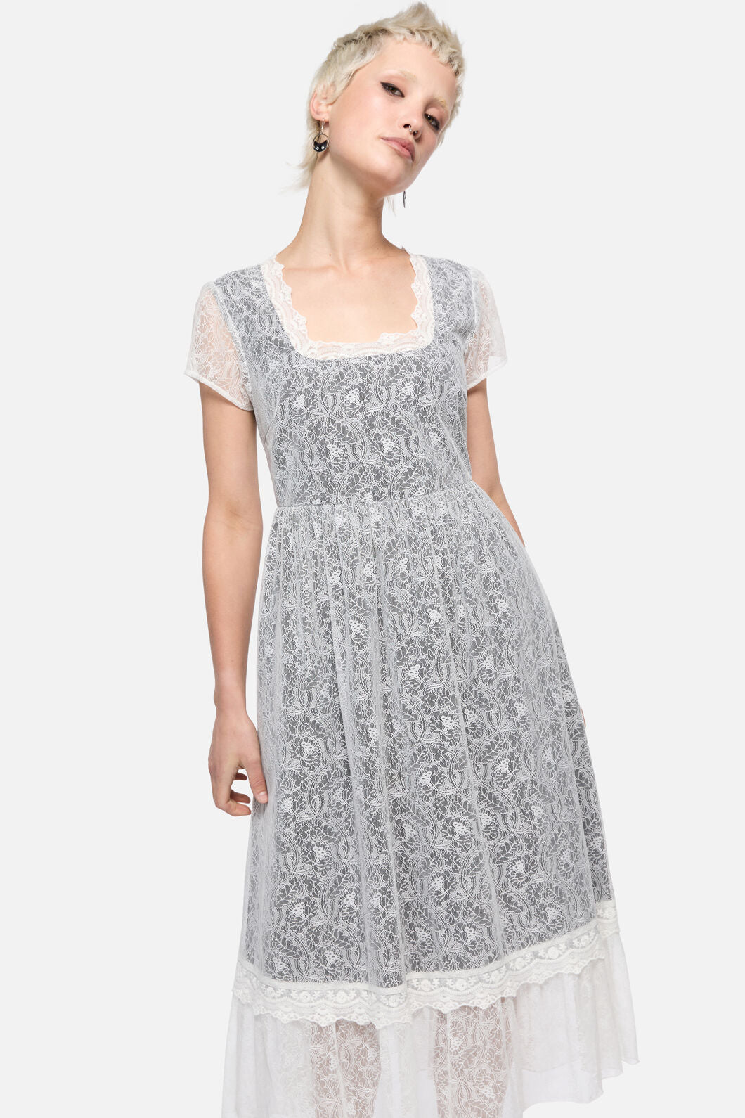 Dangerfield - Forgotten City Lace Dress - white