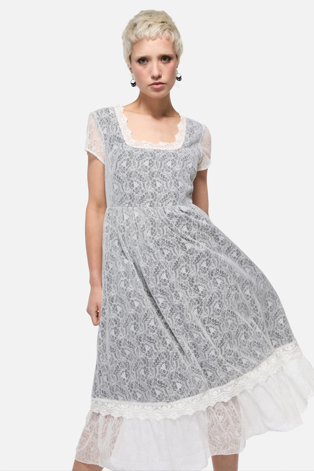 Dangerfield - Forgotten City Lace Dress - white