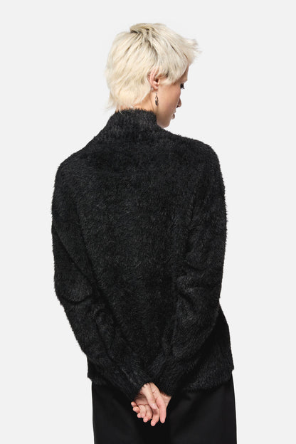 Dangerfield - Catkins Boucle Knit Jumper - black