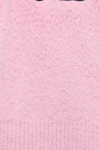 Dangerfield - Catkins Boucle Knit Jumper - pink