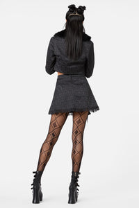Dangerfield - Fable Brocade Skirt - black