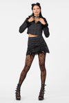 Dangerfield - Fable Brocade Skirt - black