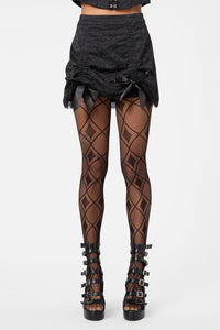 Dangerfield - Fable Brocade Skirt - black