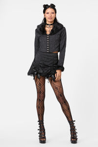 Dangerfield - Fable Brocade Skirt - black