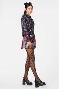 Dangerfield - Sucked In Gothic Blouse - black