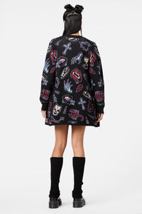 Dangerfield - Sucked In Gothic Cardigan - black