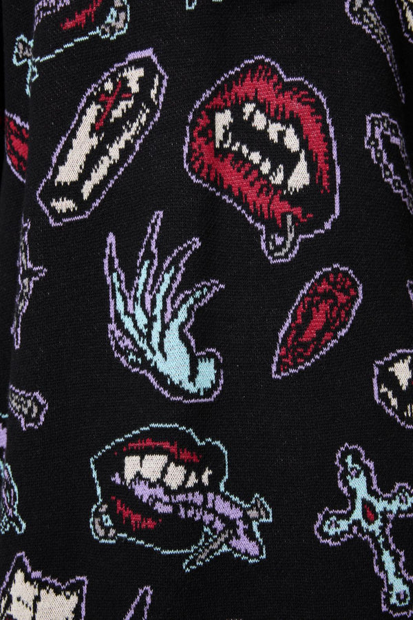 Dangerfield - Sucked In Gothic Cardigan - black