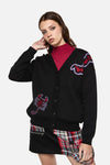 Dangerfield - Scorpion Gothic Cardigan - black