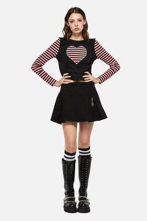 Dangerfield - Nail In The Coffin Skort - black