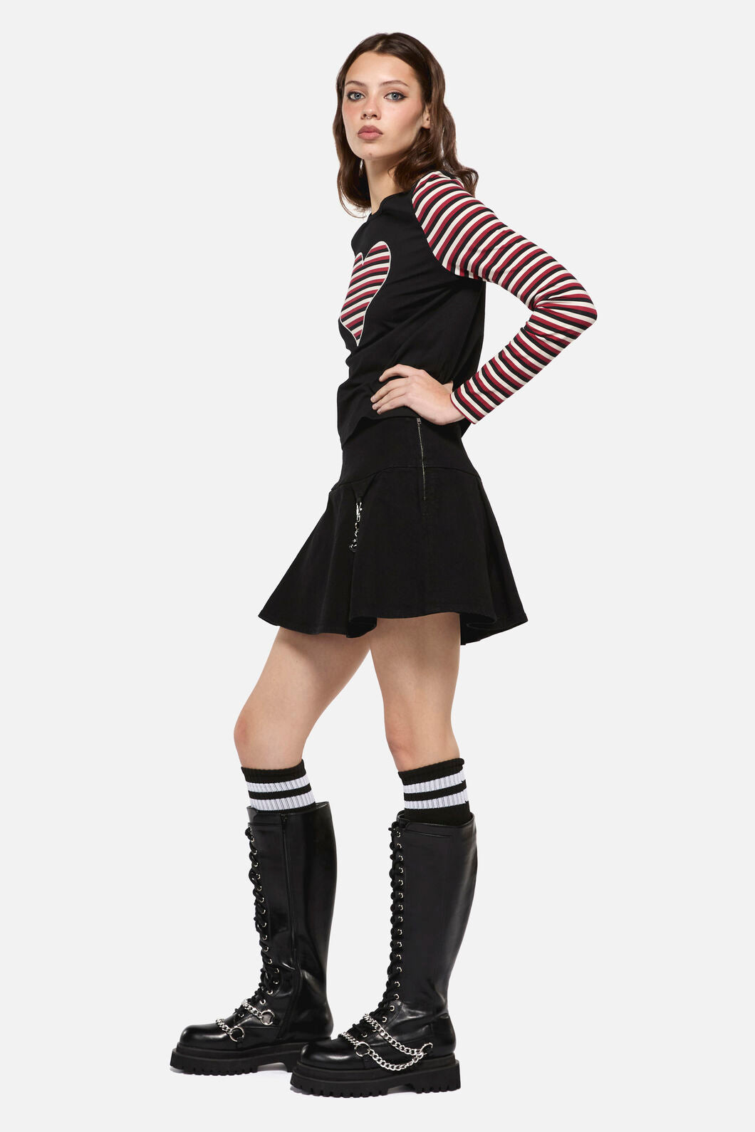 Dangerfield - Nail In The Coffin Skort - black